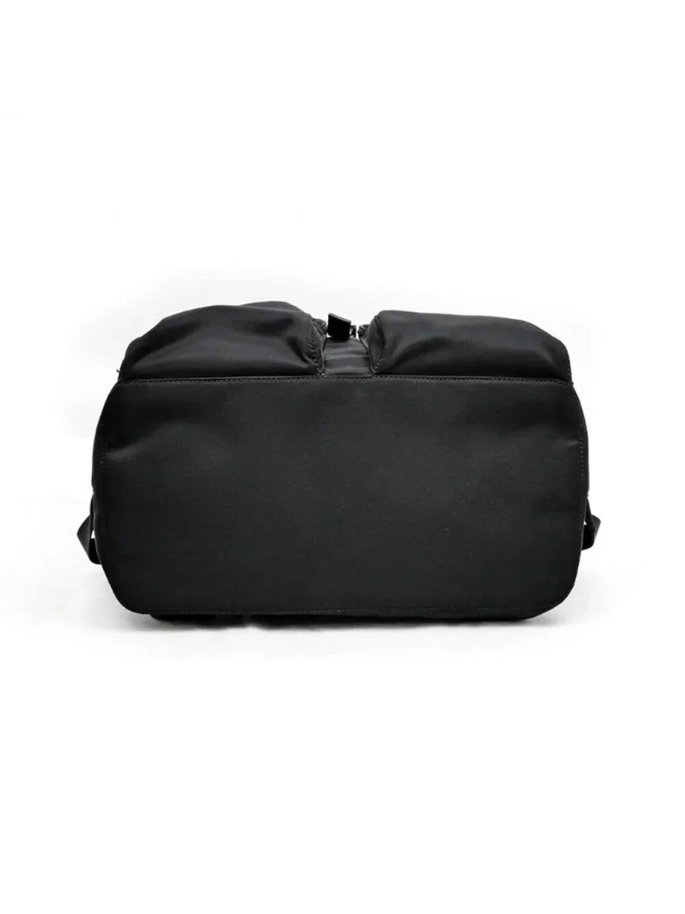 Prada Backpack Black Silver Nylon